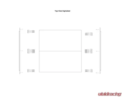 Flarespace Custom Plascore Bed System Ford Transit 148 2007-2022 - 148 PLASCORE BED SYSTEM